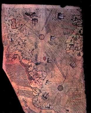 Link to the Piri-reis map and other evidence of prehistoric navigation.